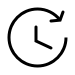 real time clock on board icon